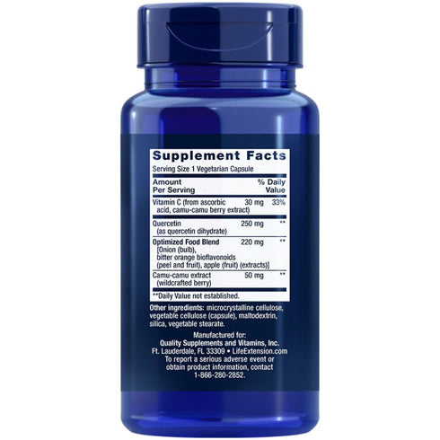 Optimized Quercetin 60 Capsules-Life Extension-Matakana Pharmacy